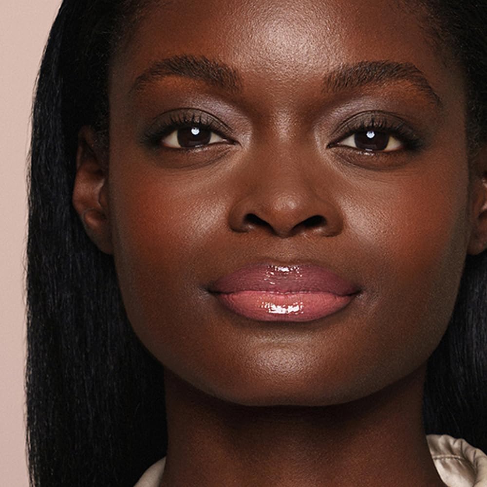 Jouer Essential Tinted Hydrating Lip Oil Gloss – Moisturizing Dry Lip Treatment Serum - Fragrance Free Tinted Lip Oil - Jojoba Seed Oil and Apricot Oil Formula