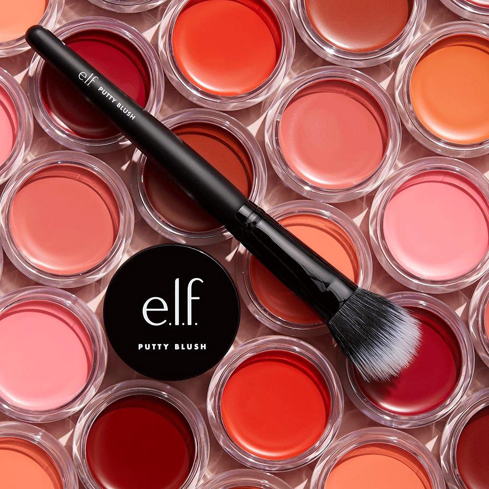 e.l.f. Putty Blush, Creamy & Ultra Pigmented Formula, Infused with Argan Oil & Vitamin E, Turks and Caicos, 0.35 Oz (10g)