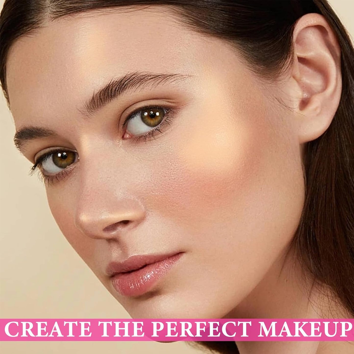 3 Pcs Highlight Cream Contour Sticks Set,Shimmer Stick Long Lasting Non-greasy Contour Bronzer Stick,Lightweight Concealer Waterproof Face Contouring Makeup Pen for Women(01#,02#,03#)