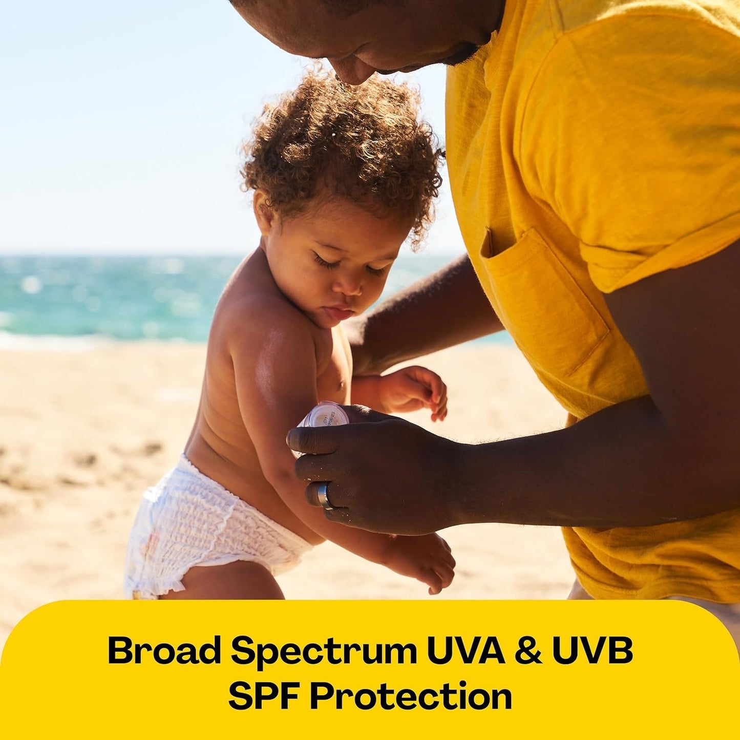 Hello Bello Mineral SPF 50 Face & Body Sunscreen Stick, Water Resistant and Reef Friendly Roll On Sun Protection, 1oz