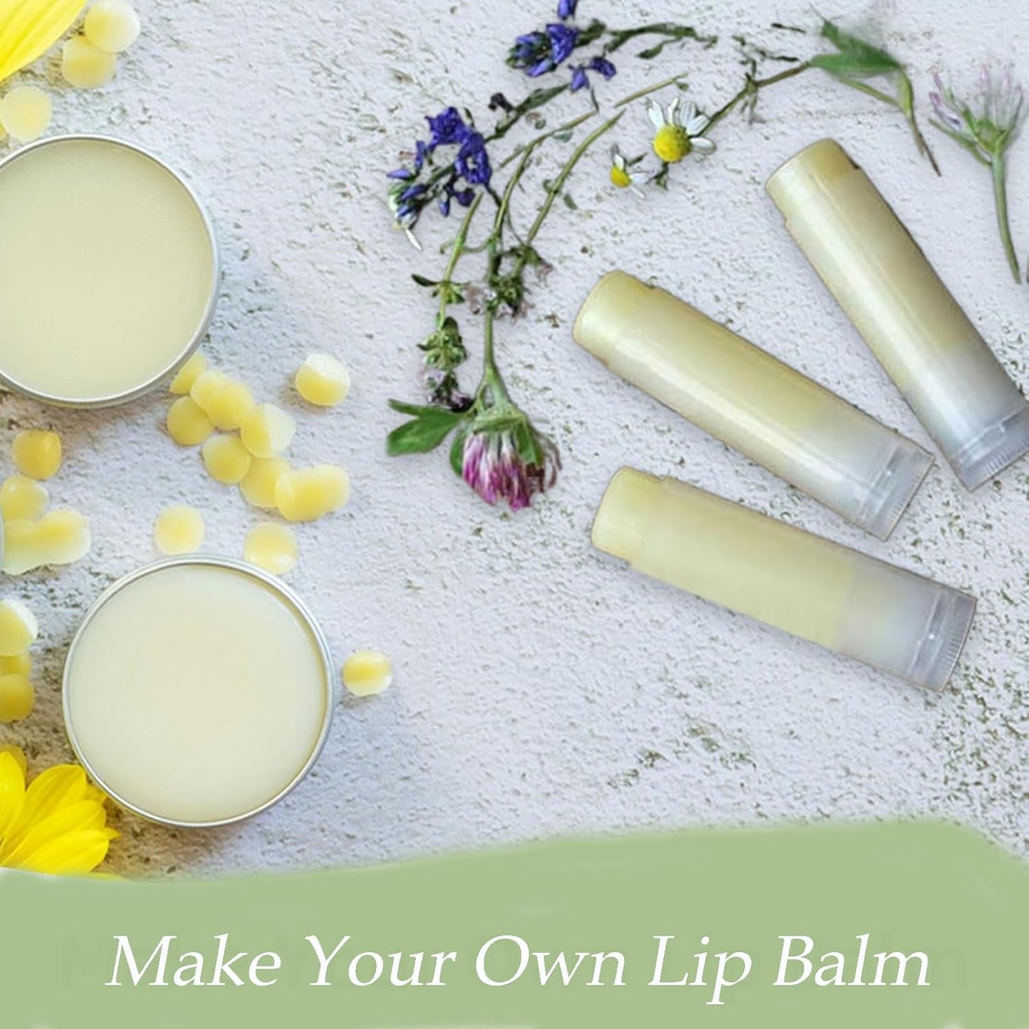 100Pcs Lip Balm Tubes 5g/5ml Empty Chapstick Tubes with Filling Tray And Spatula, Lipsticks Filling Tubes Plastic DIY Lip Balm Kit Clear Lip Balm Containers with Caps for Women Girl DIY Make Up Gift