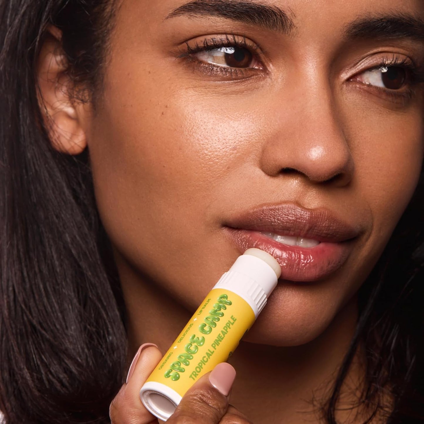 Space Camp Wellness Jumbo Lip Balm - Tropical Pineapple Organic Flavored Balm (2 Pack)