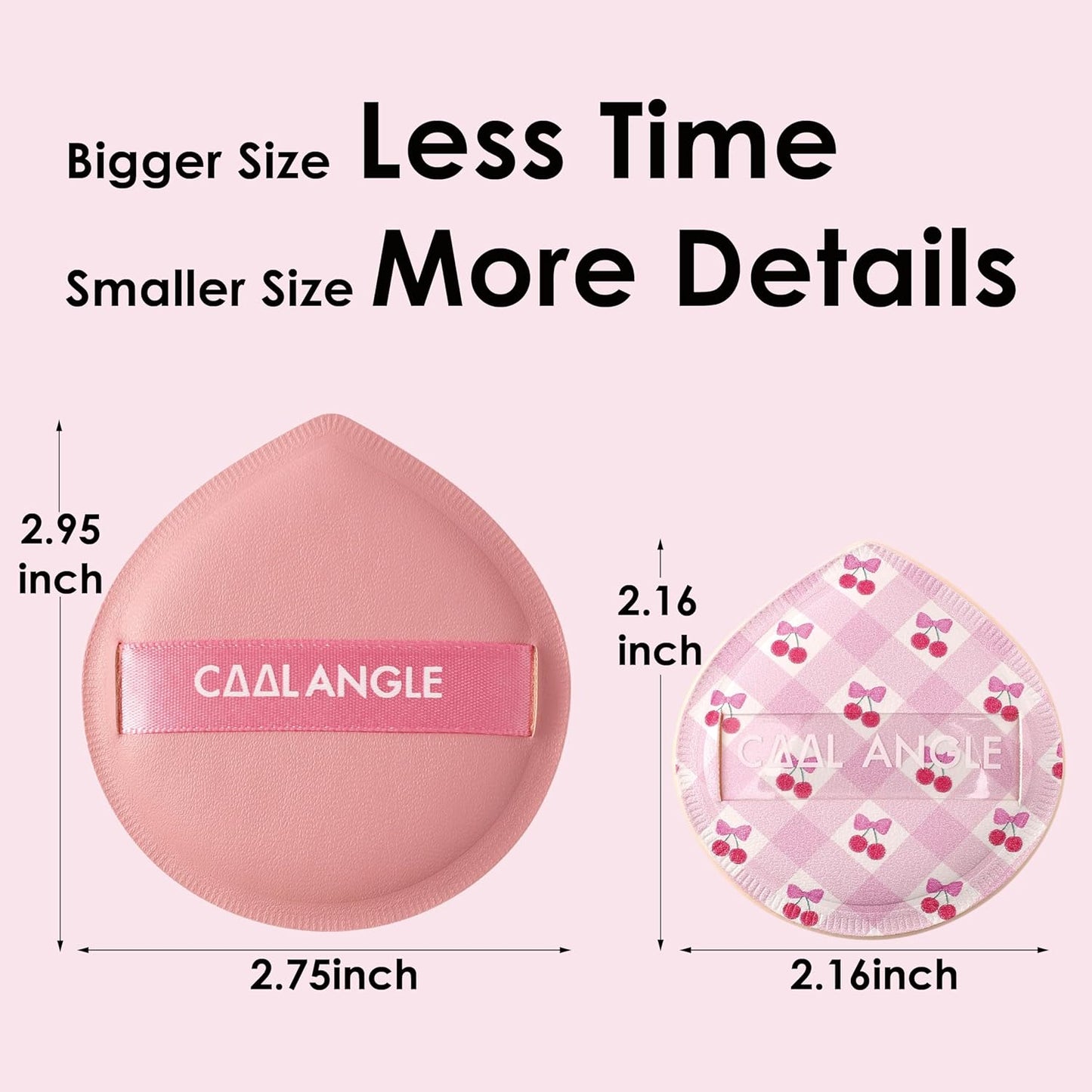 5Pcs Cherry Pink Makeup Sponge For Foundation Concealer And Powder, latex free Blender Sponge For Natural And Easy Makeup Soft Long-lasting And Beginner-friendly, Medium