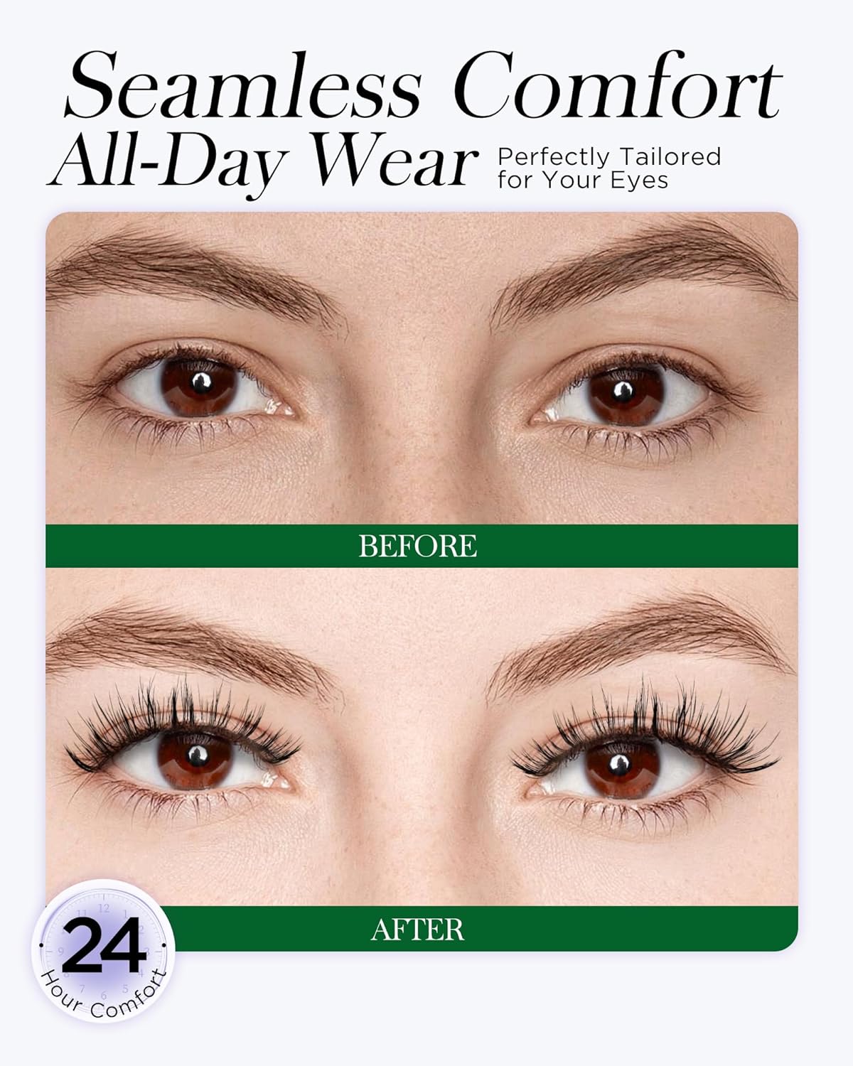 BEYELIAN Magnetic Eyelashes with Applicator Kit, Reusable Natural Look 3D Lashes, Easy Apply Soft Upgrade Magnetic Lashes for Eye Makeup (Lightweight &Reusable)