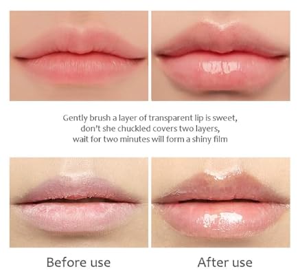 Plumping Lip Gloss with Hydrating Formula, Lip Maximizer Effect, Long Lasting Moisturization, 5ml, clear
