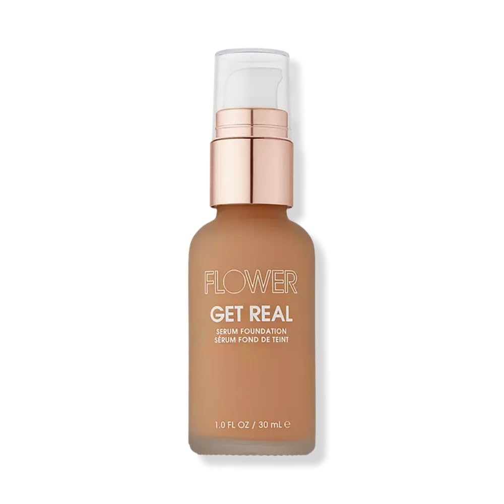 FLOWER BEAUTY Get Real Serum Foundation - Hazelnut, 1 ct (Pack of 2)
