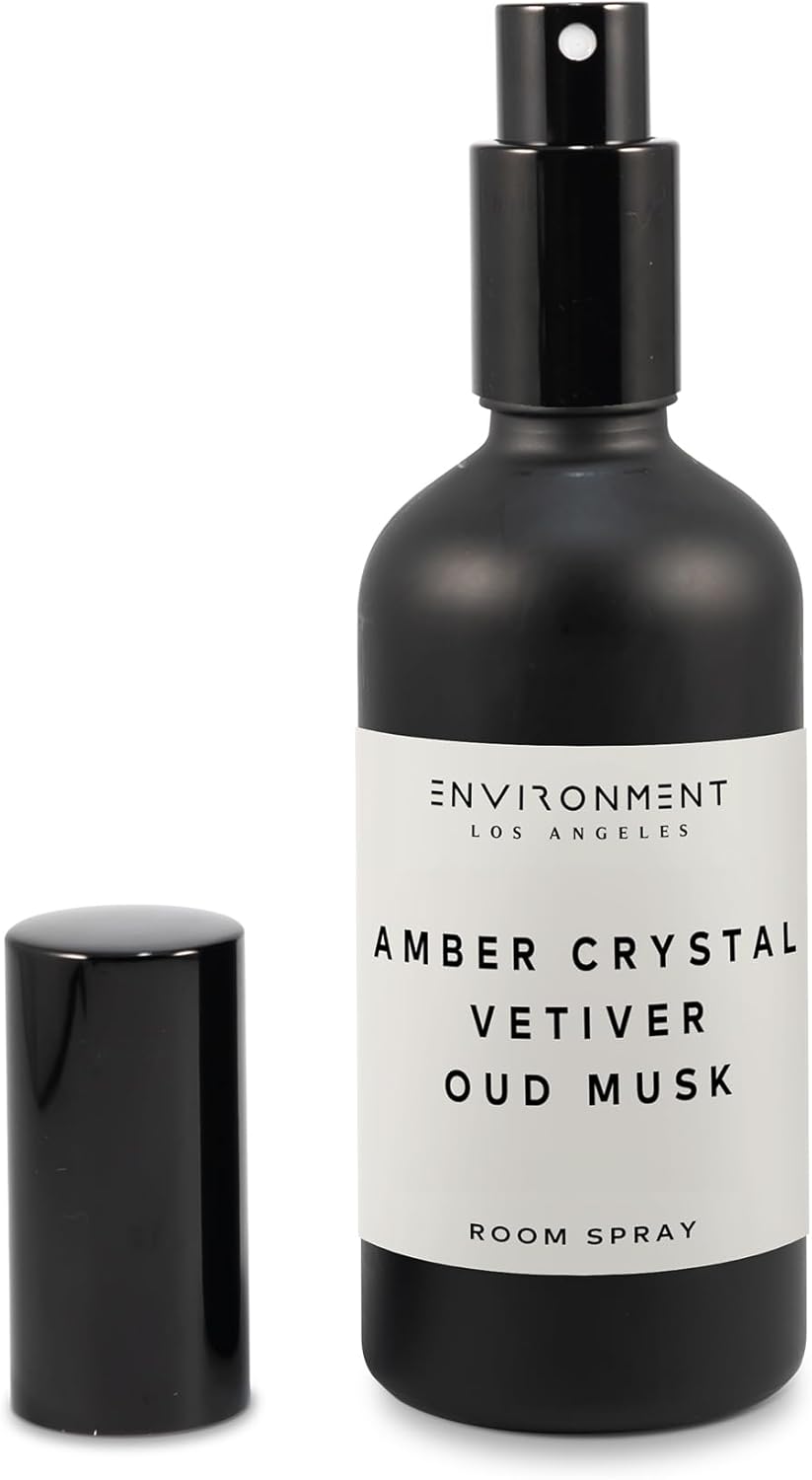 ENVIRONMENT Inspired by Designer Perfume BR540 Room Spray, 100ml Air Freshener (Amber Crystal | Vetiver | Oud Musk) Home Fragrance Accessories, Room Perfume, Room Deodorizer, Vegan & Cruelty-Free
