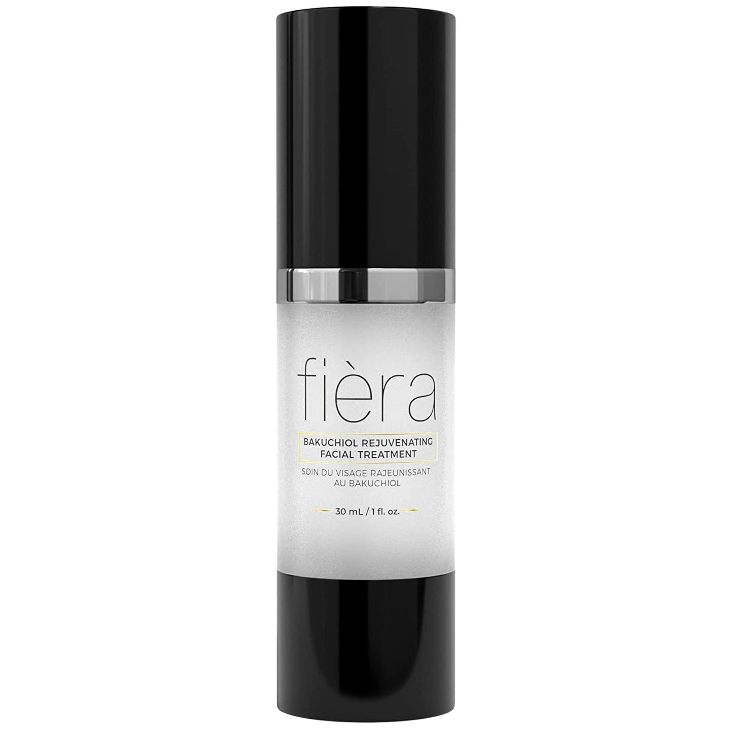 Fièra Bakuchiol Rejuvenating Facial Treatment - Retinol-Alternative for Mature Skin - Corrects and Delays Visible Signs of Aging - With Potent Antioxidants - 1 FL. OZ.