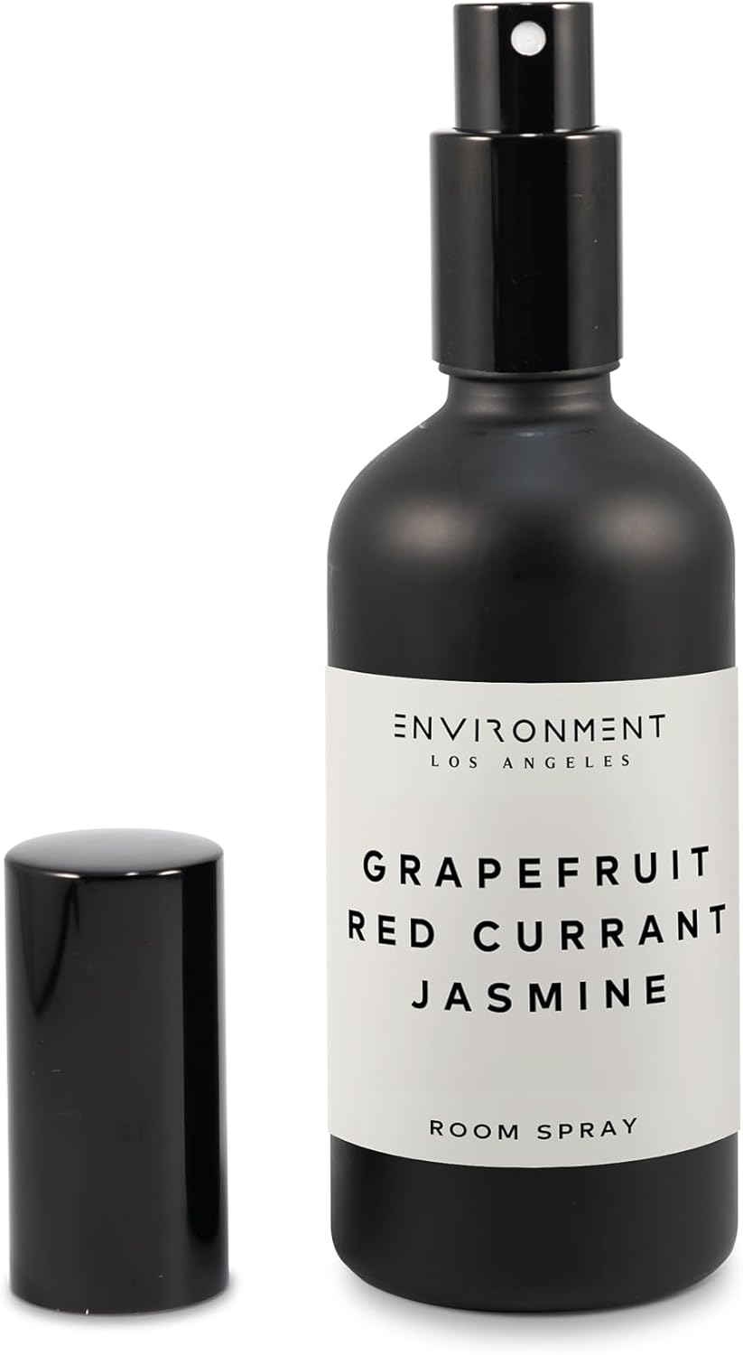 ENVIRONMENT Inspired by 5-Star Hotels MRT Room Spray, 100ml Air Freshener (Grapefruit | Red Currant | Jasmine) Home Fragrance Accessories, Room Perfume, Room Deodorizer, Vegan & Cruelty-Free