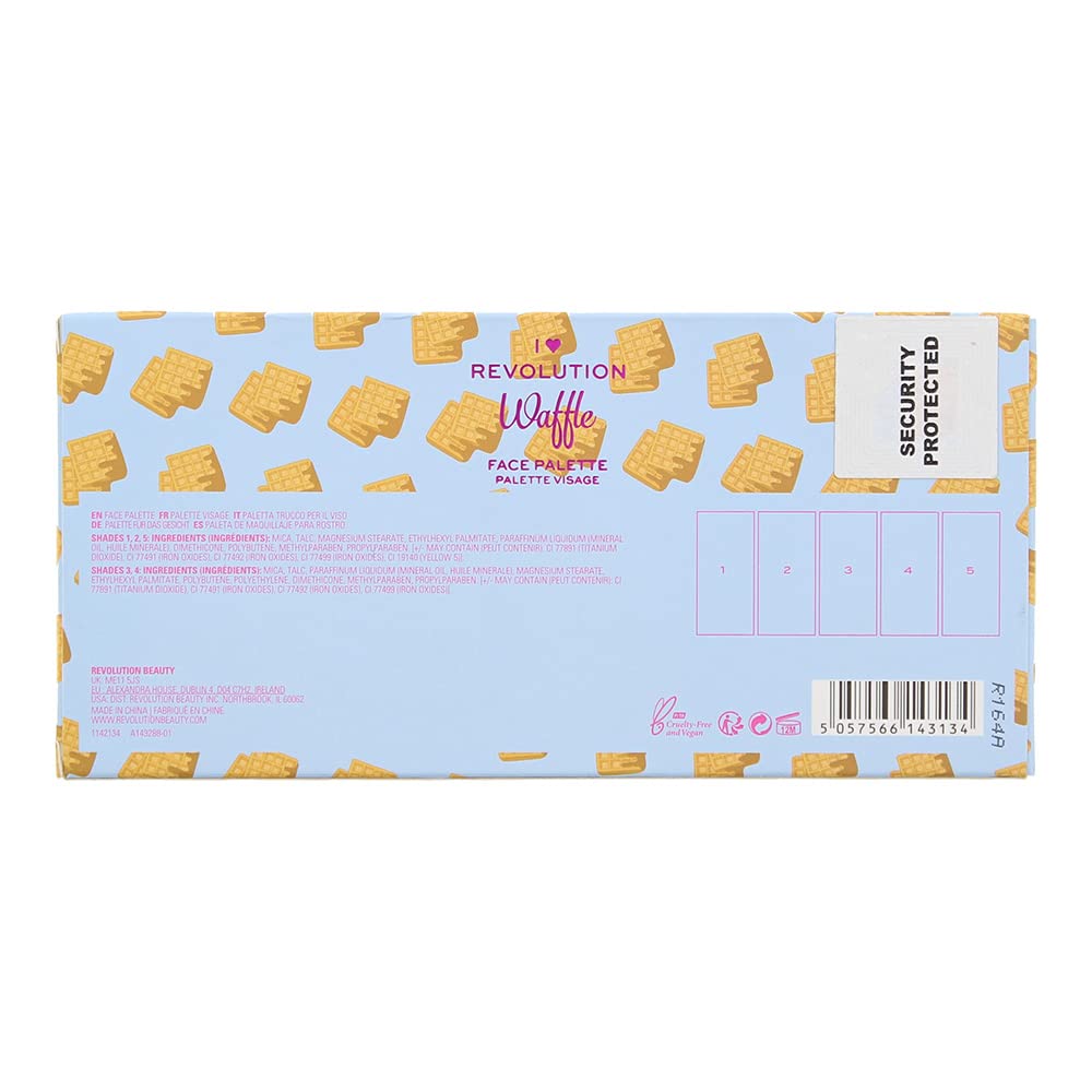 I Heart Revolution - CHOCOLATE FACE PALETTE - Contouring palette - WAFFLE