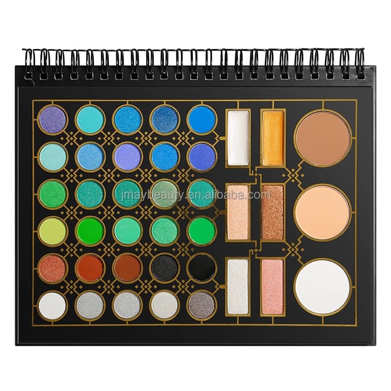 NATURAL GLARE makeup pallet All in one makeup pallet notebook contains 78 colors, setting powder, Bronze, Blush, Lipstick, ans of course our lovely eye shadows. the colors bring out all seasons.