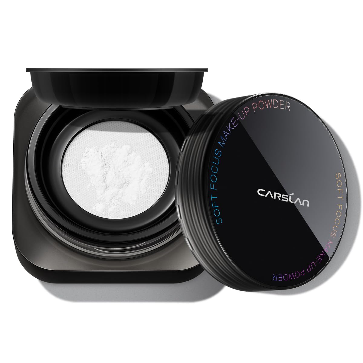 1.0 Soft Focus Setting Powder + Black Magnet Setting Spray, All Day Longlasting Makeup Set