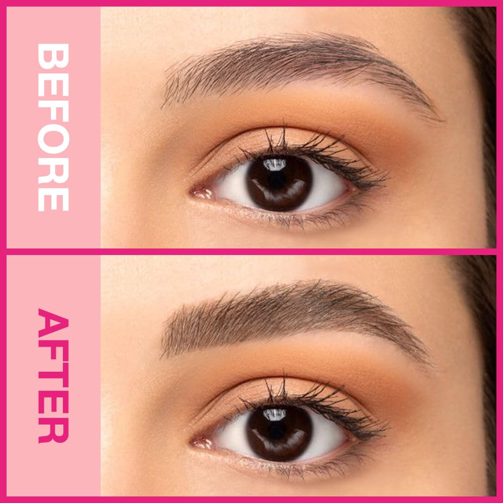 Kaely Microblading Eyebrow Pen with Multiple Fork Tips, Square Brush Magic Eyebrow Contouring Pen Waterproof, 3d Eye Brow Pencils for Women, Create Natural Hair-Like Brows, 103 Black Brown