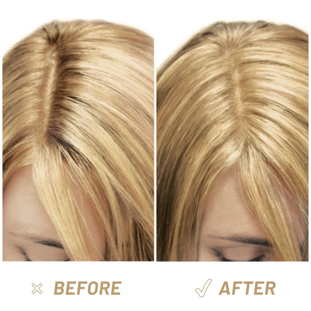 Root Touch Up Hair Powder, Instantly Gray Hair Root Cover Up Hairline Powder, Hair Concealer For Women and Men (A-Medium Blonde, 2PC)