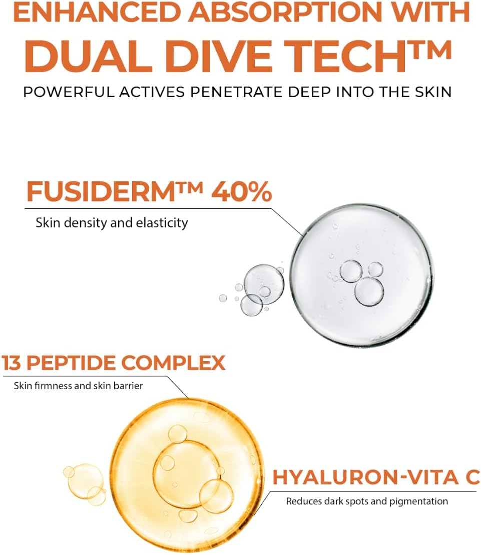 Fusid Cream Plus (1.58oz) - Moisturizer Face Cream for Daily Hydration, Even Skin Tone. Korean Moisturizer for Face with Fusiderm, Peptides, Vitamin C.