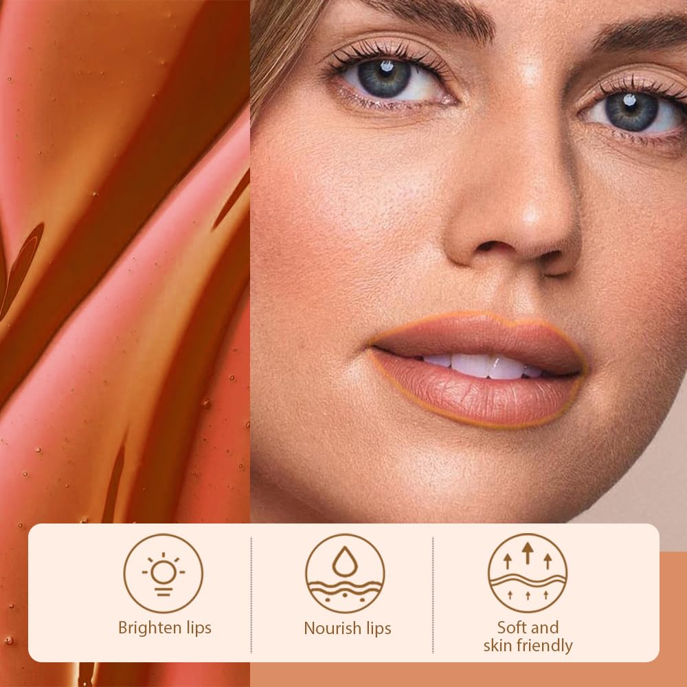 2Pcs Peel Off Matte Liquid Lip Gloss Stain-Lip Liner with Tweezer, Peel Off Lip Stain, Long Lasting & Waterproof Lipstick Tattoo, Transfer-Proof Lip Gloss for All Skin Types (01#+03, 2Pcs)