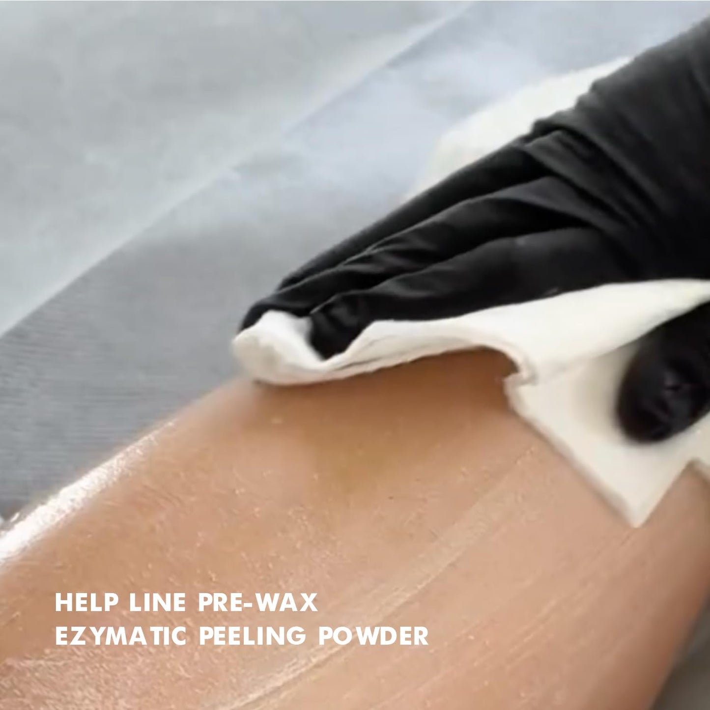 Italwax Help Line Enzymatic Peeling Powder 3.17 oz (90g) – Gentle Facial Exfoliant with Papain and Bromelain – Pre-Waxing Skincare – for Professional and Home Use