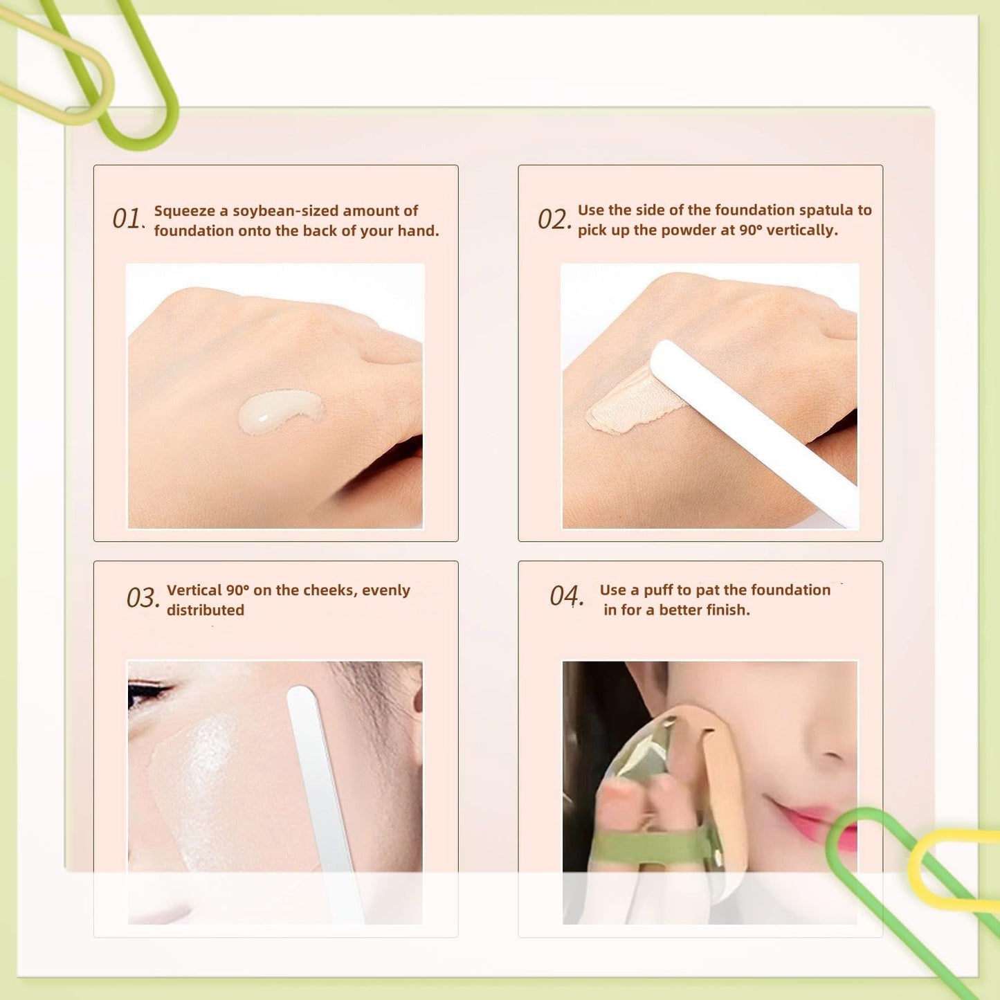 Stainless steel make-up spatula and tray set Make-up spatula Foundation stick Special make-up tray Nail art tray Nail art tools, Silver