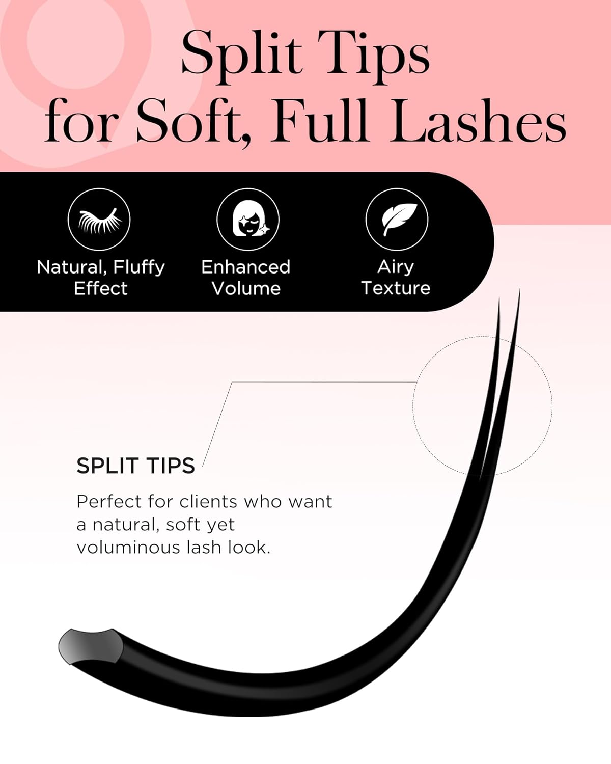 BEYELIAN Ellipse Flat Lash Extension 16 Rows 0.15 C Curl 10mm Single Length Tray Flat Eyelash Extension Matte Black Classic Lash Extensions Professional Supplies