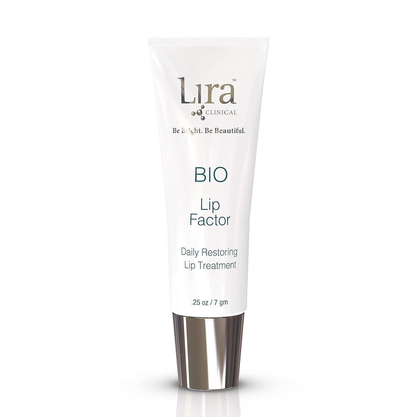 Lira Clinical BIO Lip Factor - Lip Balm SPF 15 for Soft, Full, and Supple Lips - Lip Treatment with Peptides, Vitamin C, E, Jojoba Oil, Avocado Oil - Lip Moisturizer for Dry Lips - 0.25 Ounce
