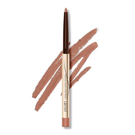 Jouer Long Wear Lip Liner - Metallic & Matte Lip Pencil - Water Resistant - Fast-Drying Formula - Hydrating Formula made with Vitamin E, Fawn