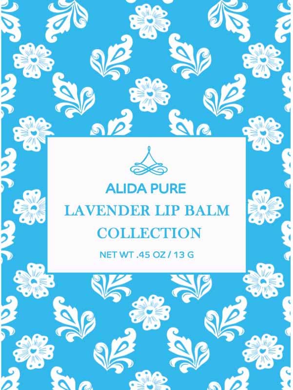 Lavender Lip Balm, Cruelty Free, Vegan Set, Beeswax Free, with Organic Jojoba and Avocado Oil, Vitamin E, Natural Moisturizer for Dry, Chapped, or Cracked Lips, 3 Tube Set