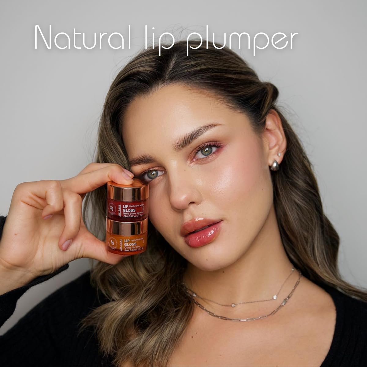 All natural lip balm - for dry, chapped, sensitive lips | with grassfed tallow, Castor oil, CoQ10, Hyaluronic Acid and Silk - Ultra Moisturizing, Conditioning, Organic (0.4 fl oz/12 mL) (Untinted)