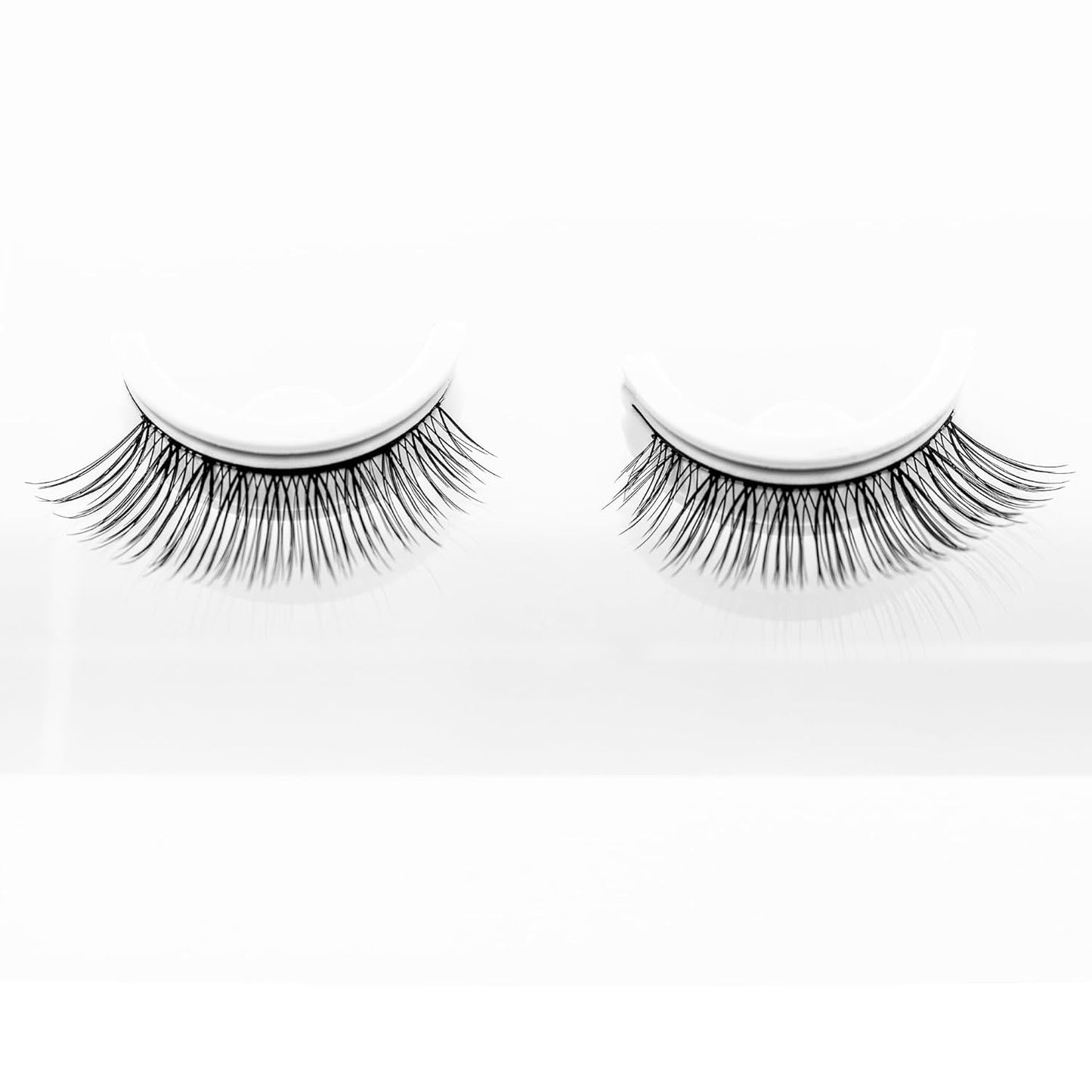 False Eyelashes, 5 Pairs Wispy Light Pre-Glued Self Adhesive Lashes with Applicator (DLP01)