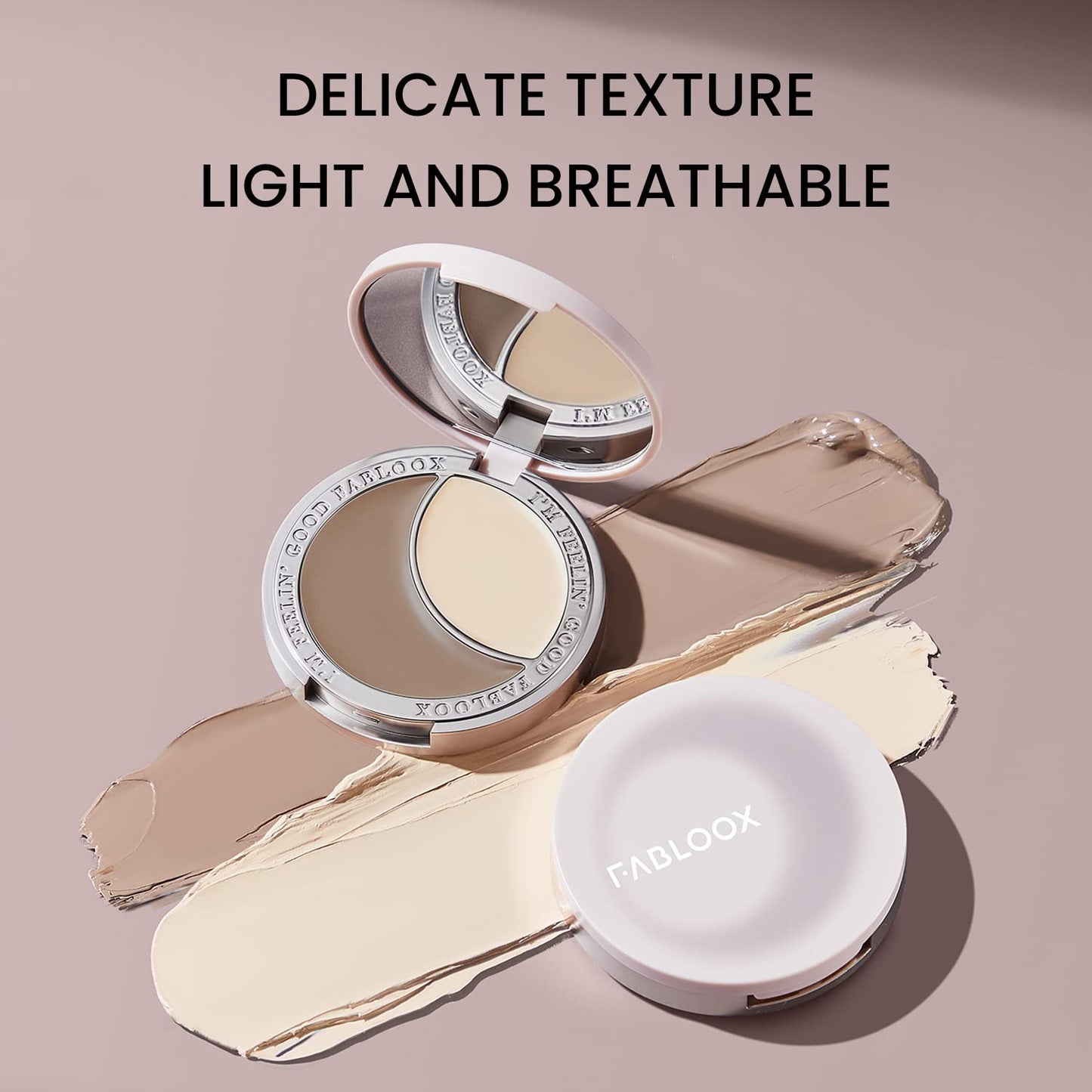 Moon Glow Contour & Glow Palette, Lightweight Cream Contour and Highlighting Makeup Kit, Blendable & Buildable Color, Travel Friendly, Vegan, Cruelty Free, Step-by-Step Instructions Included