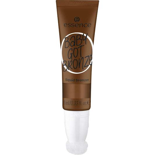 essence | Baby Got Bronze Liquid Bronzer | Lightweight, Buildable, Natural Finish with Sponge Applicator| Vegan & Cruelty Free (40 | Tan-Tastic)