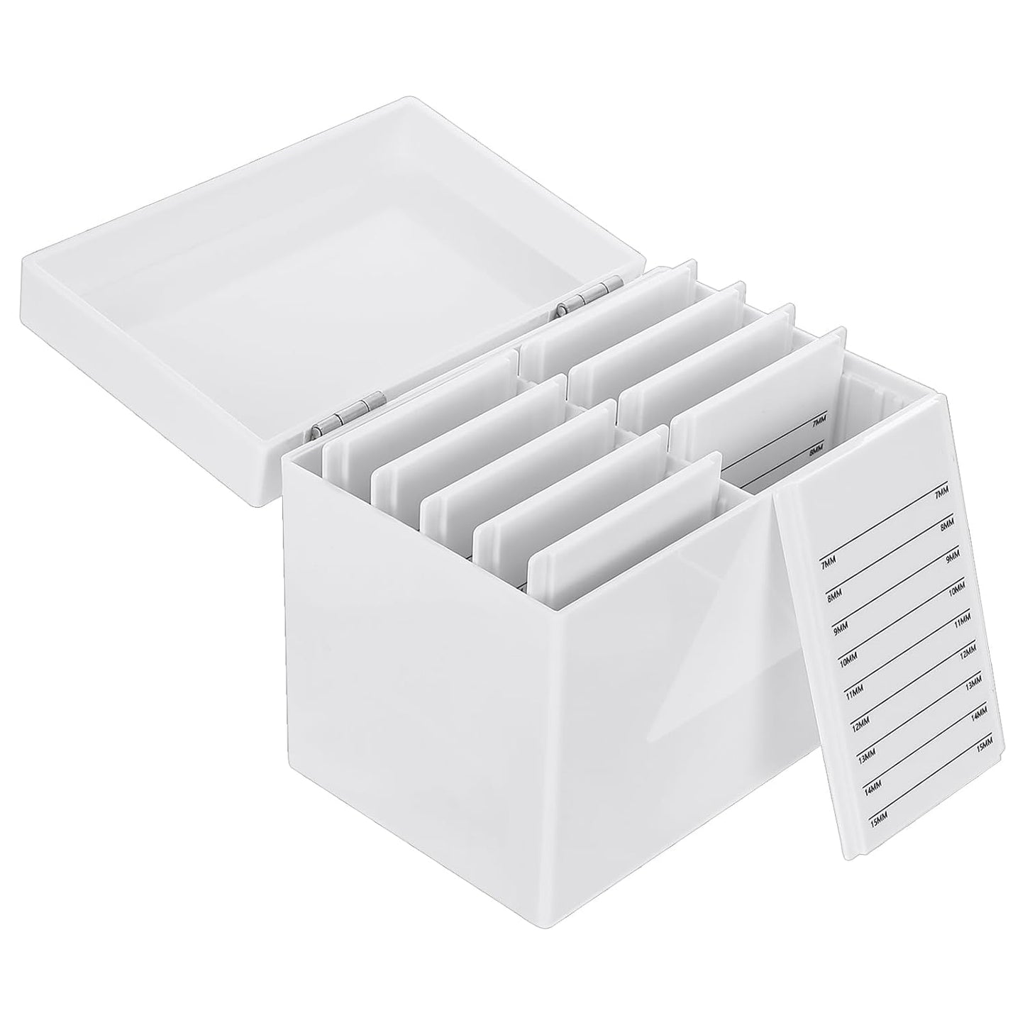 Acrylic Eyelash Storage Box, 10 Layers False Eyelashes Glue Pallet Holder Display Grafting Eye lashes Extension Close-Packed Display with 10 Pallets Makeup Organizer