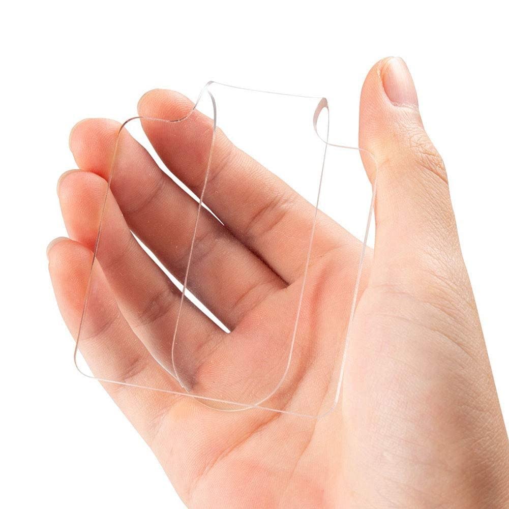 Handheld Makeup Mixing Palette, Transparent Hand Tray for Mixing Foundation for Home Salon Professional