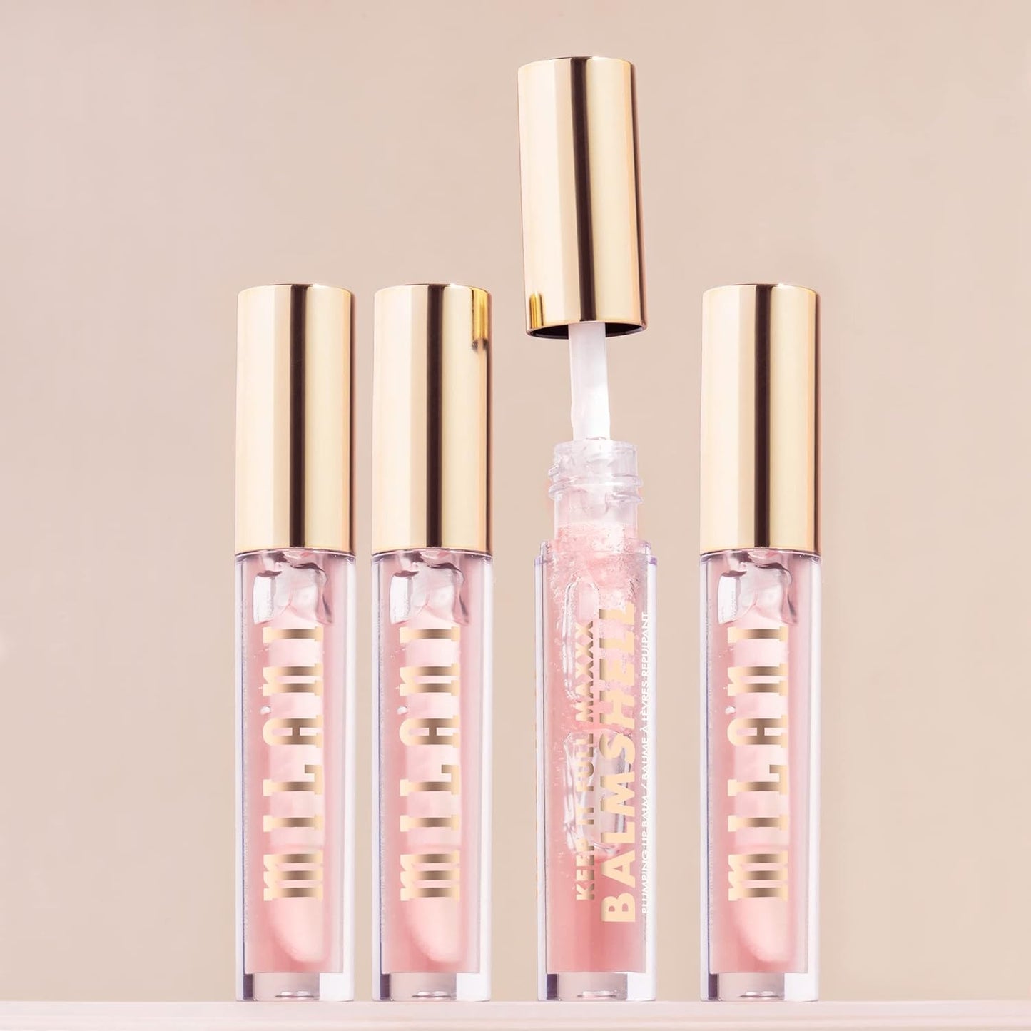 Milani Lip Balm, Keep It Full Maxxx Balmshell Lip Plumper with Jojoba Oil, Avocado Oil & Vitamin E for Hydrated, Full, Pillowy Lips (0.15 Fl. Oz.)