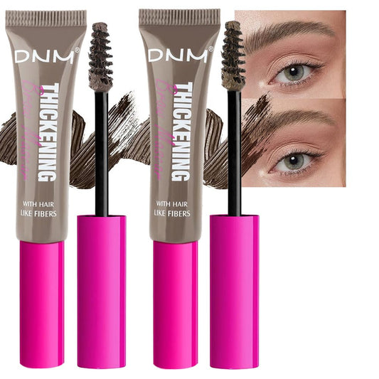Tinted Thickening Brow Mascara,Brow Fast Sculpt,Waterproof, Transfer-proof, Brush to Fill in Eyebrows and Cover Gray Hairs - Cruelty Free (2pcs 02 Cool Blonde &05 Cool Ash Brown)