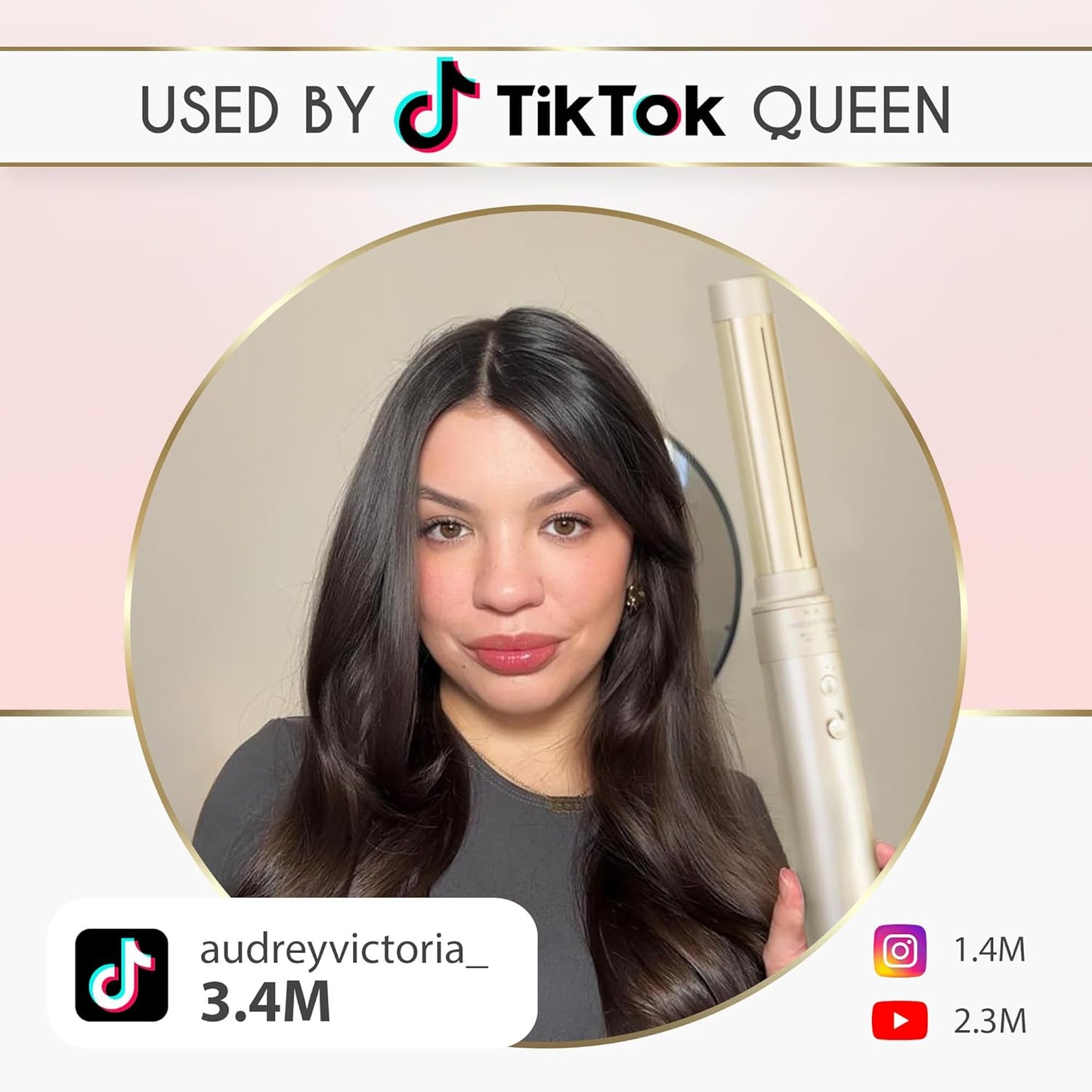 ELLA BELLA® 6 in 1 Professional Hot Air Styler • Powerful Hair Dryer & Straightener Set • Styling Without Heat Damage • Fast Drying Curling Volumizing Straightening • Includes Protective Travel Case