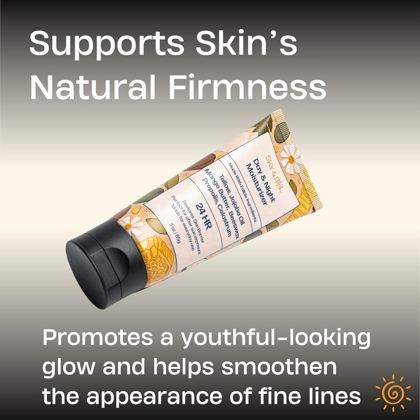 Everything Cream | 100% Grass Fed Beef Tallow Moisturizer for Face and Body | Day & Night Skincare | Safe Natural Edible-Grade Ingredients | After-Sun Care | All Skin Types | 3 oz