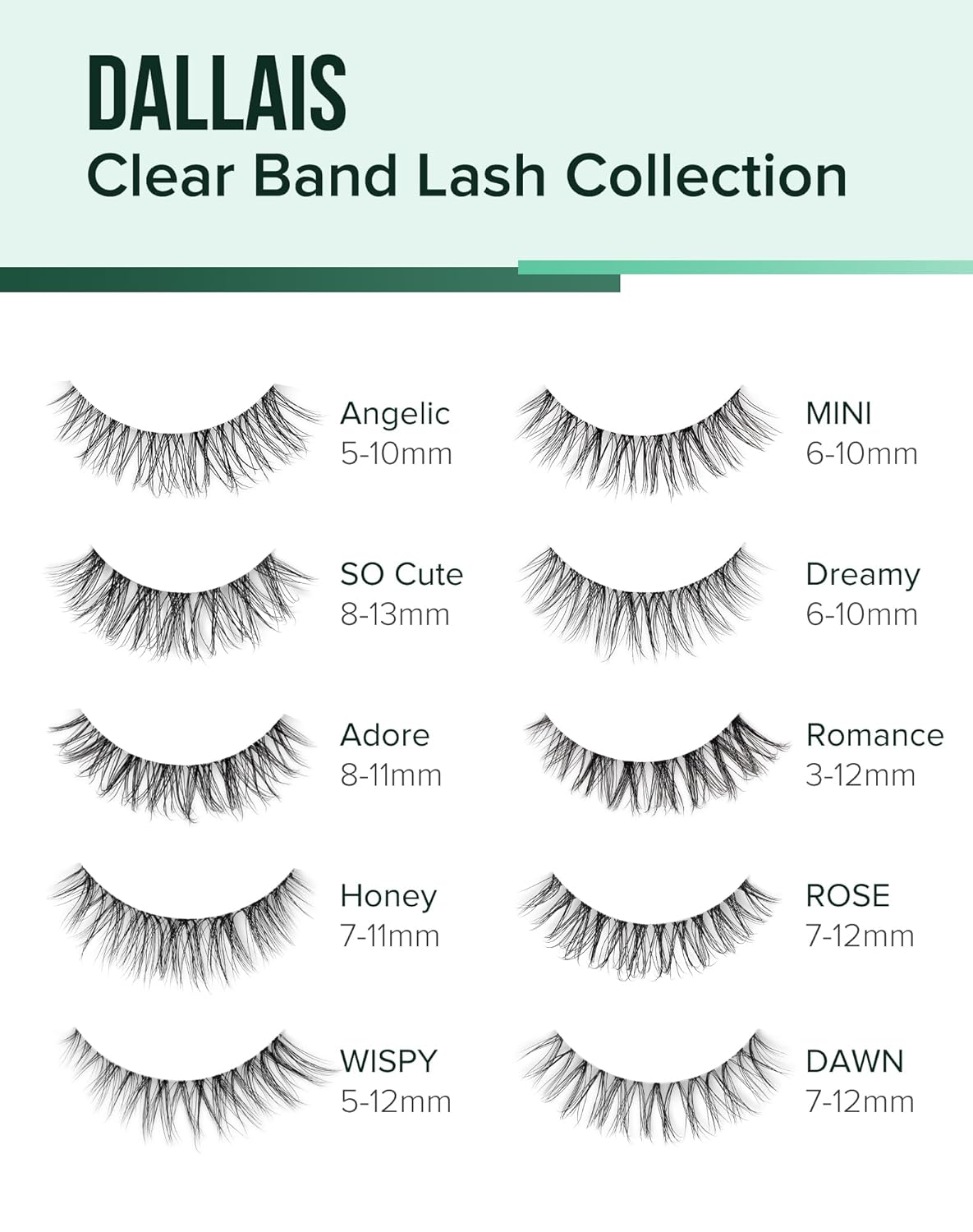 Mink Lashes Wispy False Eyelashes Short Fake Lashes Soft C Curl Eye Lashes Pack Natural Eyelashes Mink Eyelashes Fluffy Strip Lashes 7 Pairs