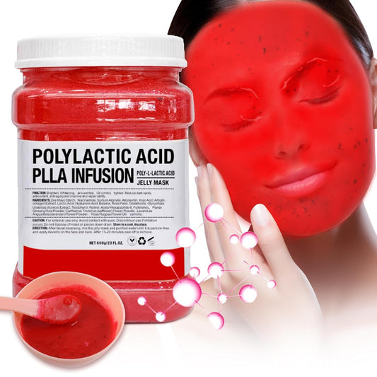 Jelly Mask for Facials Professional, Hydrating & Moisturizing Peel-Off Natural Gel Face Mask SkinCare, Professional Spa Use Jelly Face Masks, Deep Hydration & Glow 23 Fl Oz (Polylactic Acid)