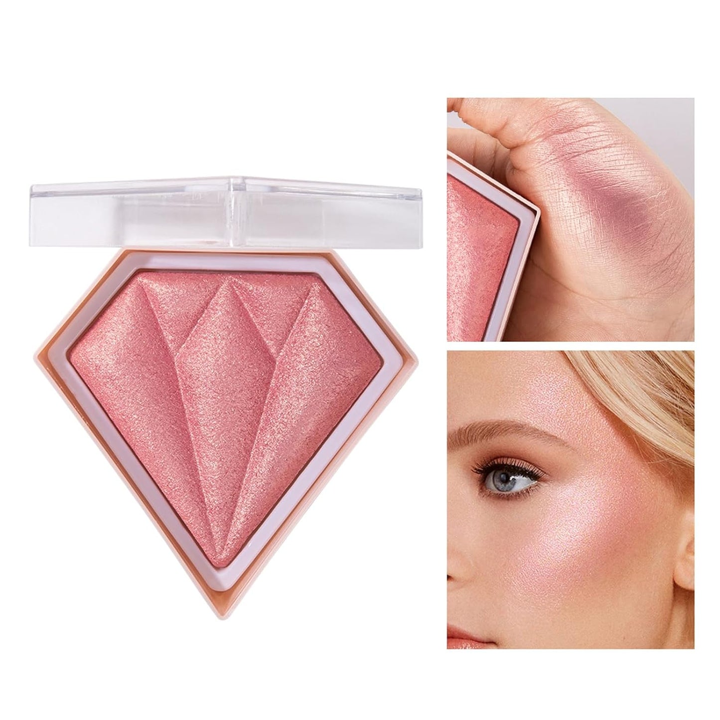 Face Highlighter Luminizers Highlighter powder Translucent Setting Powder High Definition Powder for All Skin Types and Skin Tones(N05)