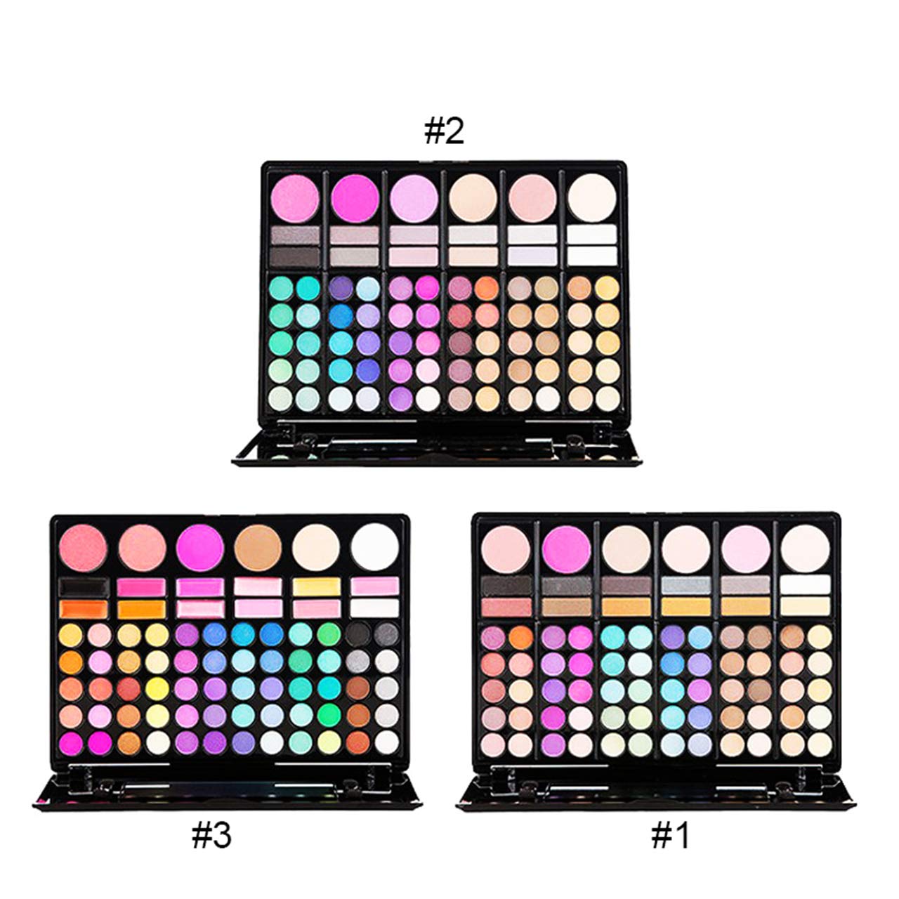 Pro Makeup Gift Set All In One Makeup Palette Cosmetic Contouring Kit 78 Colors Eyeshadow Palette with Blush, Face Powder and Lip Gloss #1 - Ideal Gift for Holiday