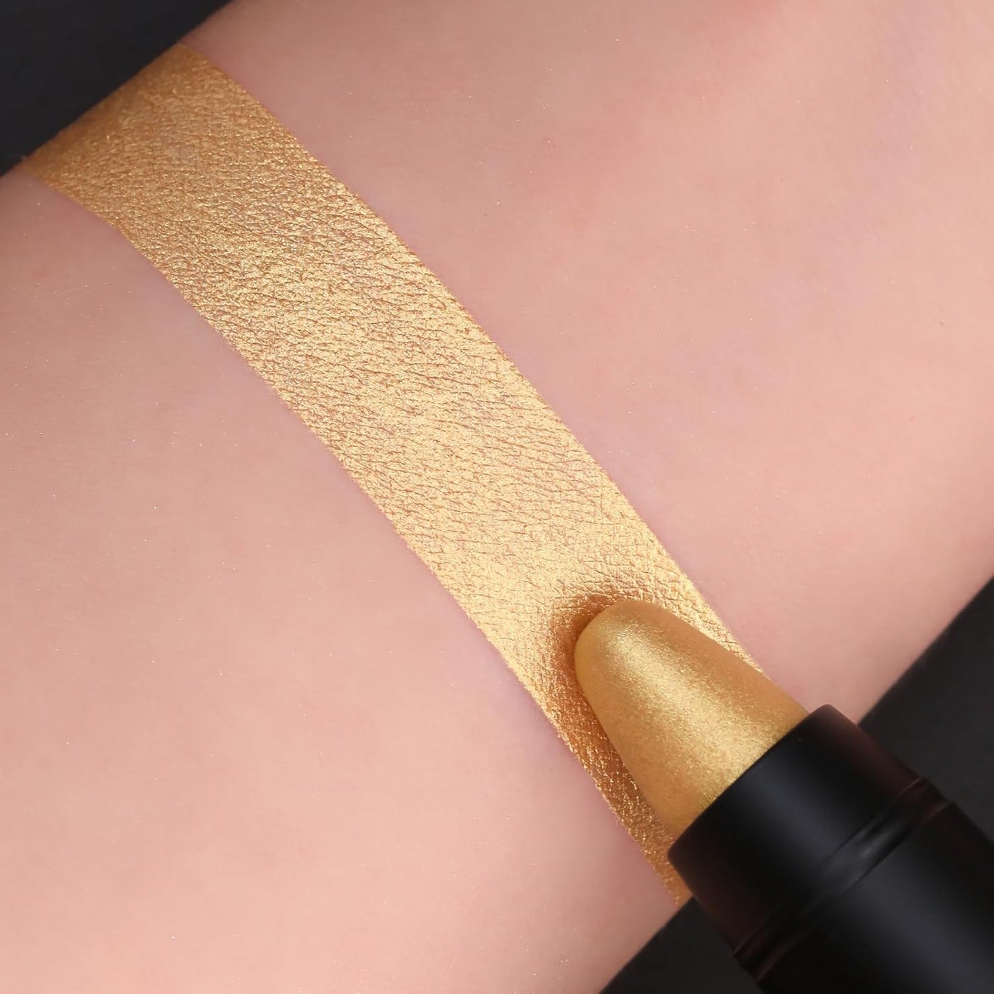 FOCALLURE Ultra Chic Metallic Lipstick,Rich Vitamin E Lip Crayon,Lightweight Shinning Color without Drying or Fading,Long Lasting Lips Makeup,#29 Topaz