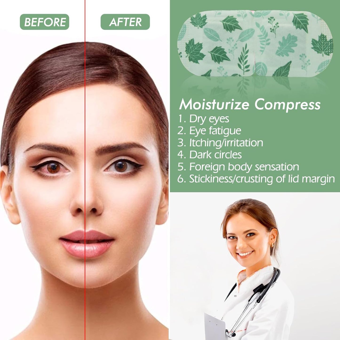 Jekeno Steam Eye Mask, 20 Packs Eye Masks for Dry Eyes Dark Circles and Puffiness, 40-60 Minutes Self Heated Steam Warm Eye Mask, Christmas Spa Gifts for Women