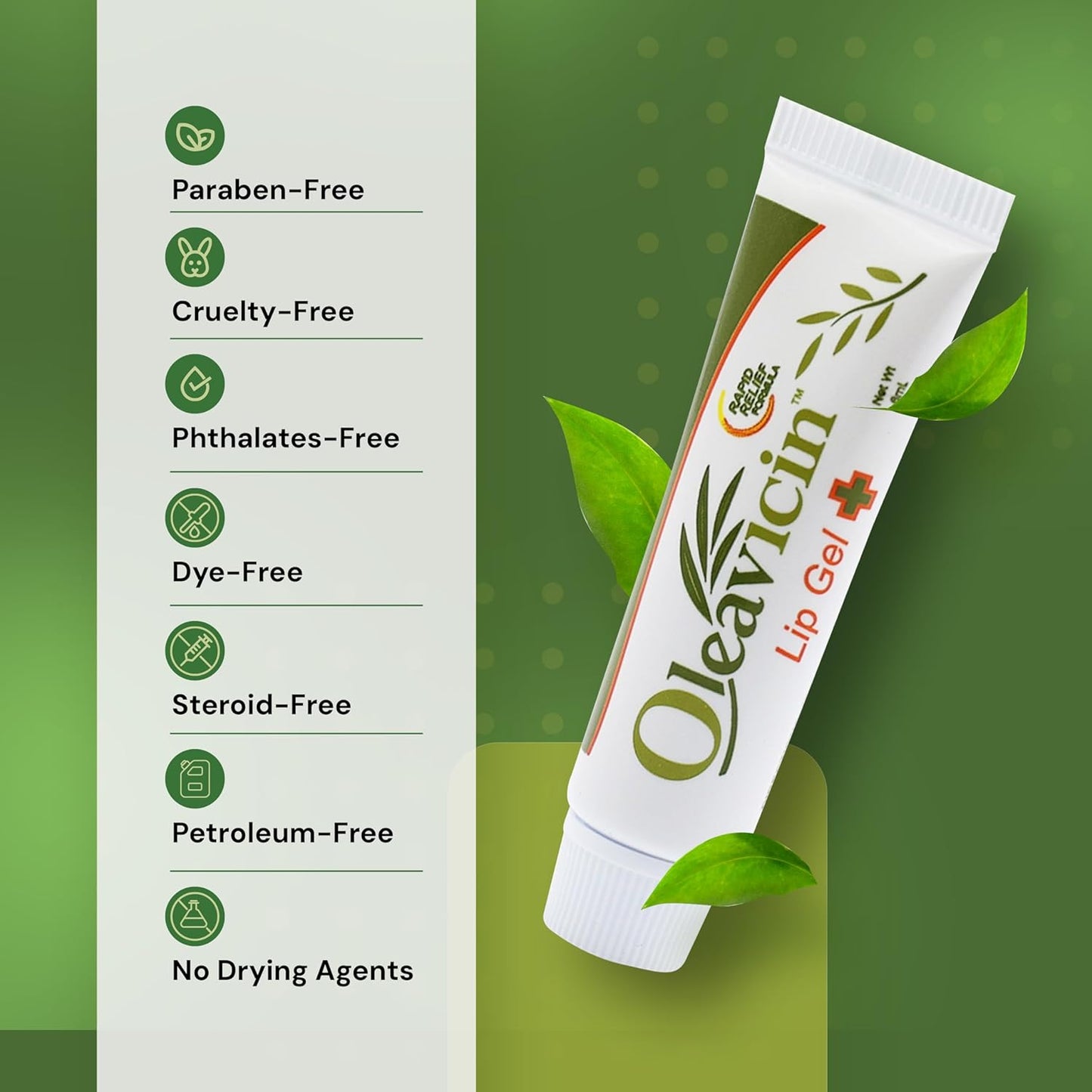 All Natural & Organic Fever Blister & Cold Sore Treatment & Relief Ointment Gel 1.3oz(3.8)