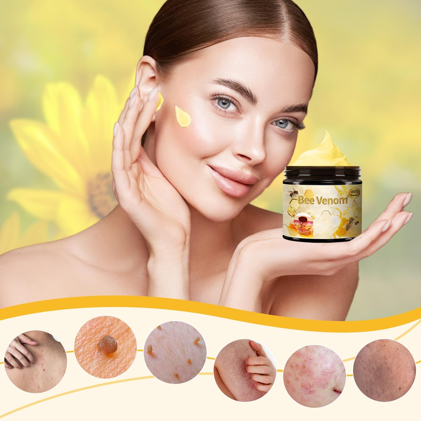 2pcs Bee Venom Treatment, New Professional Bee Venom Repair Cream, Bee Venom Cream for All Body Parts