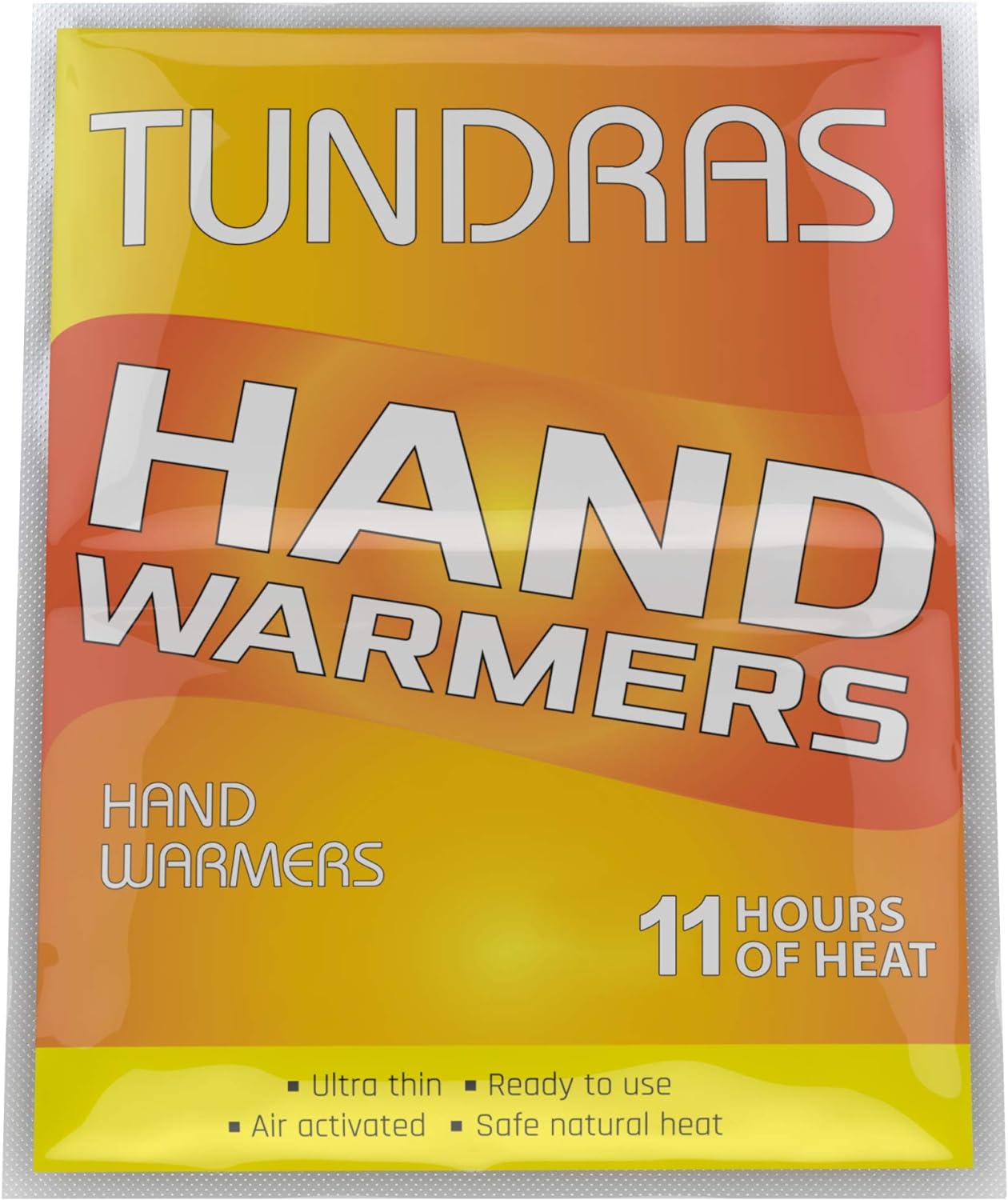 Hot Hand Warmers 11 Hours Long Lasting - 40 Count - Natural Odorless Safe Single Use Air Activated Heat Packs for Hands, Toes and Body - Up to 11 Hours of Heat - TSA Approved