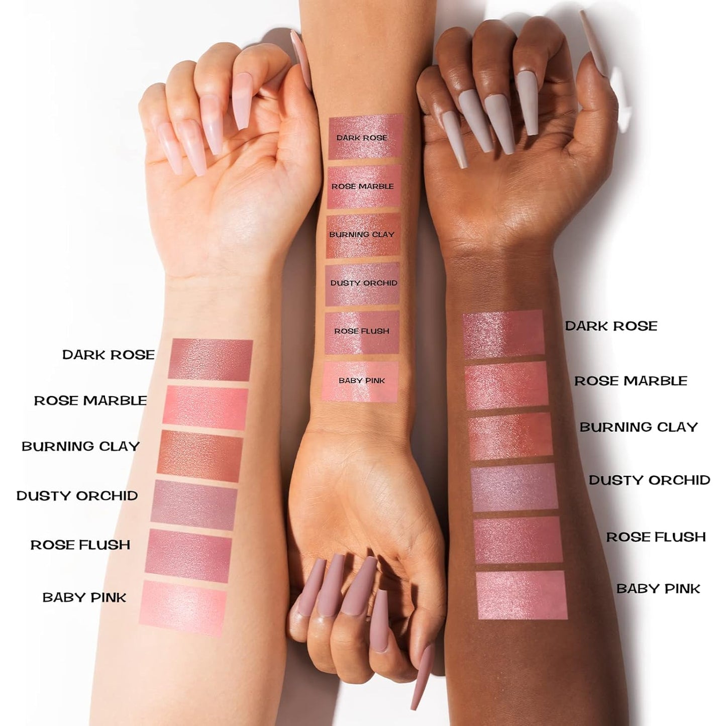 FOCALLURE Cream Blush Makeup,Buildable Blush Stick for Cheeks,Matte and Dewy Finish,Long Wearing,Easy Application,Lightweight Multi Stick,ROSE FLUSH