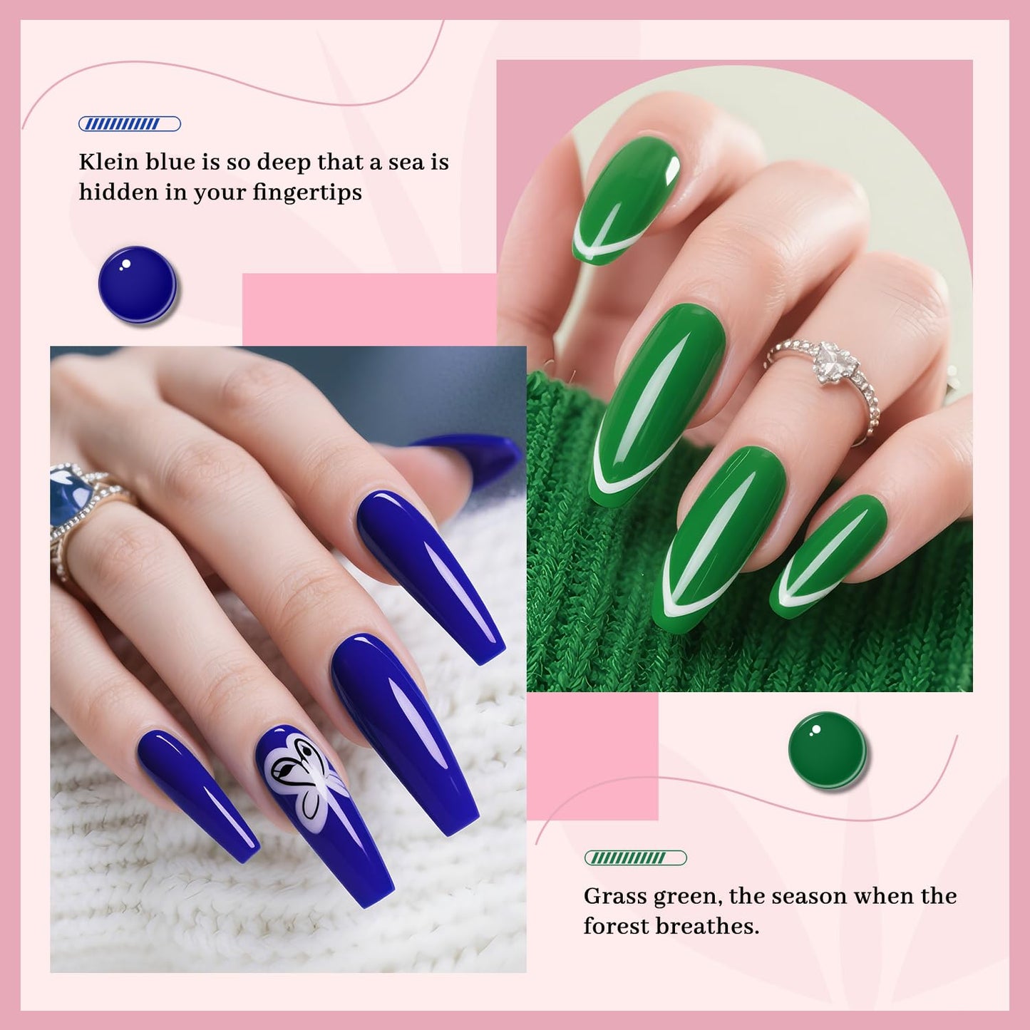 JODSONE 12 Bottles Gel Nail Polish Set Base Coat Glossy Top Coat Fast Drying Long Lasting Soak Off Wipe Free