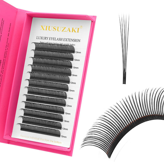 5D Flower Lash Extensions Spikes Lashes 0.07 Matte Black C Curl Lashes 14mm Volume Eyelash Extension Lash Trays Professional Use(5D Flower,0.07-C,14mm)