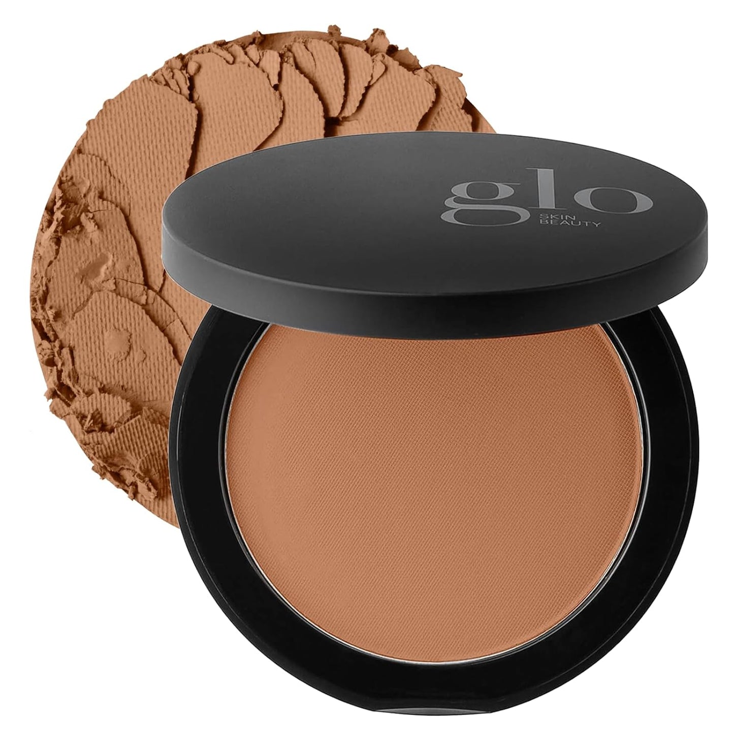 Glo Skin Beauty Pressed Base Powder Foundation Makeup (Tawny Medium) - Flawless Coverage for a Radiant Natural, Second-Skin Finish