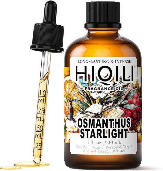 HIQILI Osmanthus Starlight Fragrance Oil for Diffuser, Inspired by G.cci Flora-Eud-Tlette, Candle & Soap & Spray Making, Citrus-Floral, Long-Lasting Scent - 1 Fl Oz